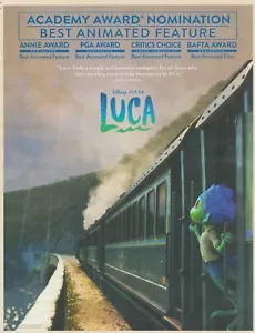 2022 LUCA academy award nomination PRINT AD animation Disney cartoon - Picture 1 of 1