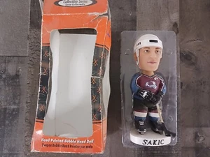Nib ! Joe Sakic Colorado Avalanche Bobblehead Bobble Dobbles New Retro - Picture 1 of 8