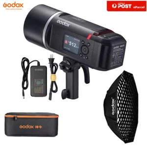 Godox AD600BMII Outdoor Flash Strobe + 95cm Grid Softbox + CB-09 Carry Case - Picture 1 of 16