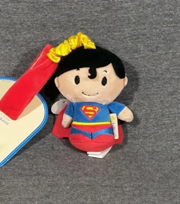 itty bittys Superman Baby Stroller Accessory Chime Hallmark 4" Plush Toy  - Image 1 of 4