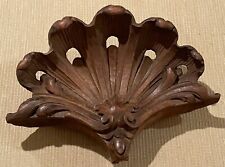 RARE Antique Architectural Salvage Wood Carved European FAN Motif 1800's
