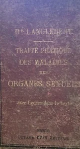 Rare 1885 French H.C Book Organes Sexuels Paris - Picture 1 of 7
