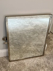 Pottery Barn Kensington Rectangular Beveled Mirror Wall Mirror - 23.75” x 19” - Picture 1 of 11
