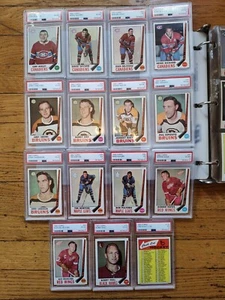 1969-70 Topps Hockey Complete Set  11 PSA Graded Cards. EX+ 132 Cards  - Picture 1 of 17