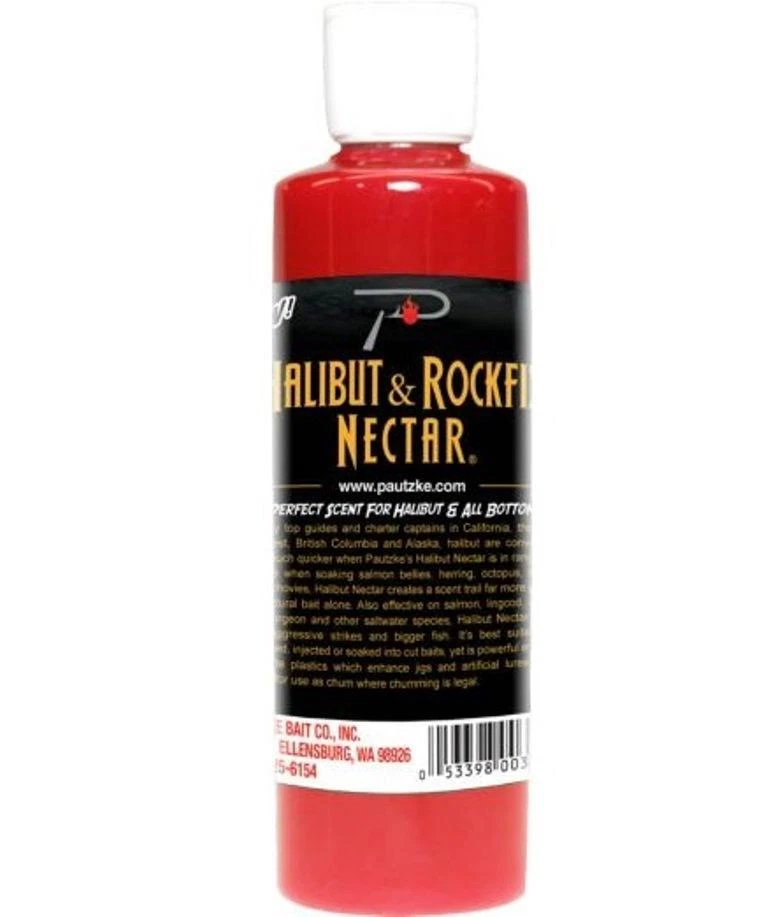Pautzke Bait Nectar Attractant Scent Cure Chumming 8 oz Bottle Halibut Rockfish - Image 1 of 1