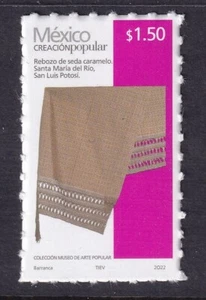pp272 Mexico Creacion Popular MNH 2022 Sc#3163b Mc# Et#cp272 silk reboso - Picture 1 of 1