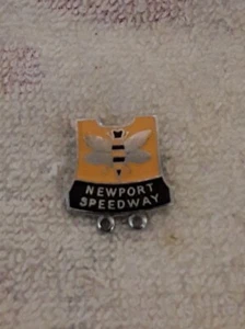 NEWPORT WASPS SPEEDWAY BADGE IN SILBER  - Bild 1 von 2