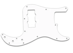 BLACKTOP® PRECISION P-BASS® 3PLY PG WHITE WBW f. FENDER® USA HANDEMADE PICKGUARD - Picture 1 of 1