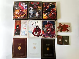 RWBY Blu-ray vol.1-3 Set First Limited Edition (with Bonus Booklet and Card) - Picture 1 of 2