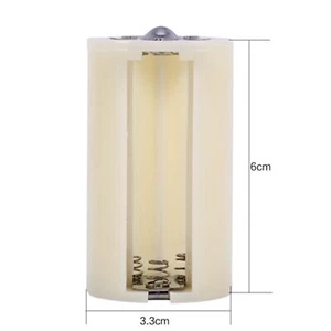 4pcs Universal 3 AA to D Size Parallel Battery Convertor Adapter Holder Cases - Picture 1 of 12