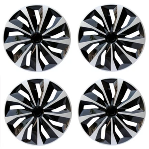 16" Set of 4 Wheel Cover Full Rim Snap On Hub Caps fit R16 Tire & Plastic Wheels - Picture 1 of 8
