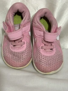 Nike Revolution Pink Toddler Shoes. 5c Pink With White Swoosh. Very Pink No Gray - Picture 1 of 6