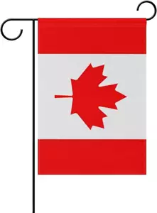 Mflagperft Canada Garden Flags 12 X 18 Inches Double Sided Vivid Color and Fade - Picture 1 of 12