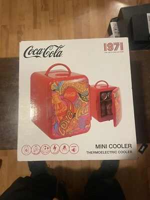 Coca-Cola Cooler Warmer-Portable Mini Fridge for Camping Christmas Gift Cooler - Image 1 of 4