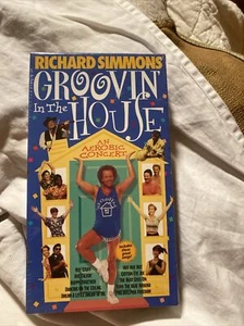 Richard Simmons Groovin In The House VHS Tape Aerobic Workout Factory Sealed - Picture 1 of 6
