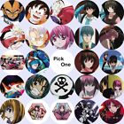 Anime Handmade Badge Pin back Button keychain from magazine YOU PICK