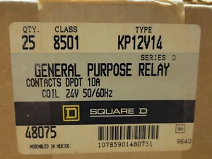 Square D 8501-KP12V14 General Purpose Relay - Picture 1 of 1