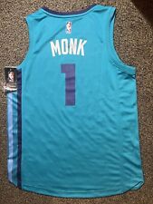 NWT Signed Malik Monk Charlotte Hornets Jersey M Sacramento Kings Fox Sabonis SK