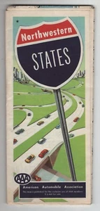 1959 AAA American Automobile Association Map of Northwestern States and Canada - Picture 1 of 2