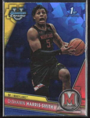 2023-24 Bowman University Chrome Sapphire #52 DeShawn Harris-Smith 1st Bowman - Image 1 of 2