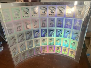 Seltenes ungeschnittenes Blatt 1991 DC COMICS FOLIE Hologramm EINLAGE Karten-Batman, Joker 25x19 - Bild 1 von 8