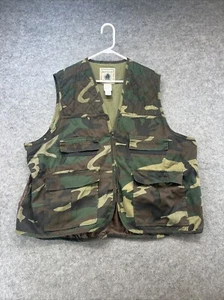 Northwest Territory Vest Jacket Mens 2X Green Camo Vintage Outdoors Hunting - Picture 1 of 15