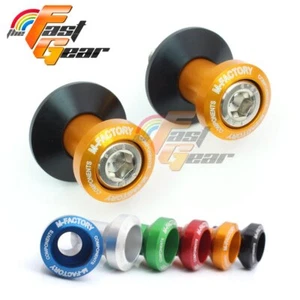 Billet CNC Racing Swingarm Spools for Suzuki GSXR 750 1997-2015 - Bild 1 von 15