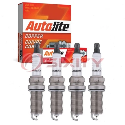 4 pc Autolite Copper Core Spark Plugs for 2012-2013 Kia Forte5 2.0L 2.4L L4 jt - Image 1 of 4