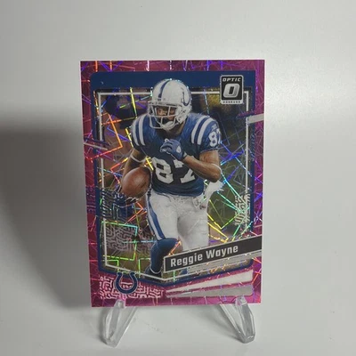 2023 Donruss Optic Reggie Wayne #175 Purple Velocity Prizm /79 Colts - Image 1 of 2