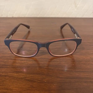 Zenni Eyeglasses Frames Oval Brown/Blue Read Description - Picture 1 of 4