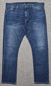Men’s Polo Ralph Lauren Jeans Parkside Active Taper W42 x L31 Dark Blue (J) - Picture 1 of 10