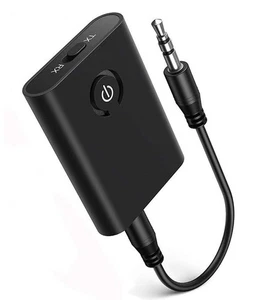 Receptor Transmisor Adaptador Audio 3.5mm Inalámbrico 2 en 1 Bluetooth 5.0 - Imagen 1 de 9