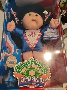 1996 Cabbage Patch Olympic Kids Tonya Ashleigh New Sealed In Box Never Opened  - Picture 1 of 13