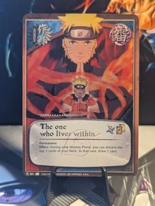 The One Who Lives Within 381 - 1st Edition Naruto CCG Super Rare Holo Foil Card - Picture 1 of 16