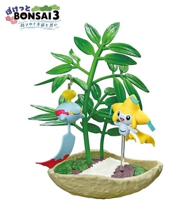 RE-MENT Pokemon Pocket Bonsai 3 Changing Seasons Mini Figure #5 Jirachi Chimecho - Image 1 of 4