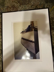 Dreaming Signed Photo Of A Wooden Sailboat By John Peer 1995 - Picture 1 of 5
