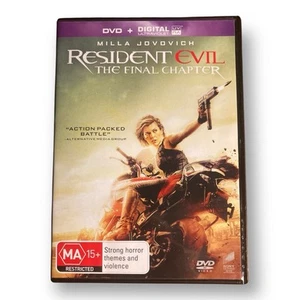 Resident Evil-The Final Chapter (DVD, 2016) LIKE NEW + Fast Free Post - Picture 1 of 3