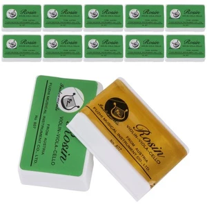 Violin Rosin 10 Pack Low Dust Natural Rosin for Violin Viola Cello Bows - Picture 1 of 7