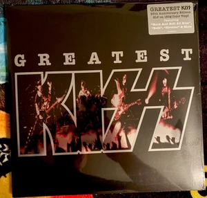 KISS Greatest Kiss 25th Anniversary 2LP Color Vinyl Sealed Mercury UMe Aucoin - Picture 1 of 8