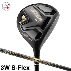 HONMA Golf BERES 08 Black Fairway Wood 3W S-Flex ARMRQ MX BLACK Graphite Shaft - Picture 1 of 15