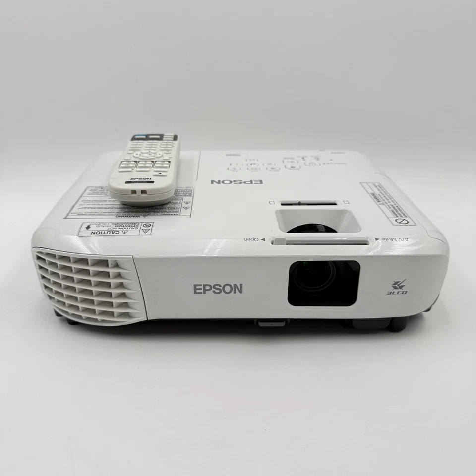 Epson VS250 LCD Proyector HDMI VGA USB Cables Remotos Probados Funciona VS-250 Foto 1 de 4