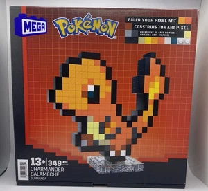 MEGA Blocks Pokemon Charmander Pixel Art (HTH76) 349 pcs- New - Picture 1 of 2
