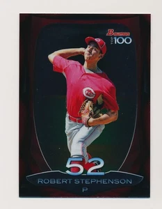 ROBERT STEPHENSON ⚾ 2013 Bowman Chrome Top 100 Prospects Insert #BTP-52 Reds - Picture 1 of 2