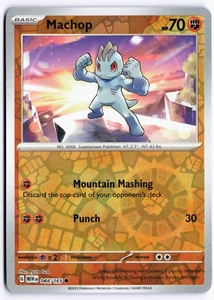 Machop Reverse Holo SV: Scarlet & Violet 151 066/165 quasi nuovo - Foto 1 di 2