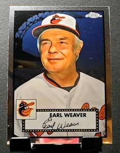 2021 Topps Chrome Platinum Anniversary #667 Earl Weaver ORIOLES HOF card⚾️NM/MT - Picture 1 of 2