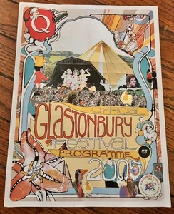 Banksy Is Here - 2005 Glastonbury Festival Programme Q Mag Chemical Brothers - Imagen 1 de 6