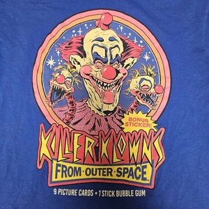 Killer Klowns From Outer Space Blue T-Shirt Adult Size Large Gildan Soft style - Picture 1 of 4