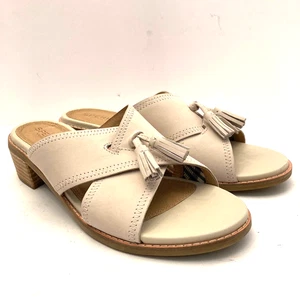 Sperry Top-Sider Seaport City Sandale Pantolette Beige Nubuk Damen 8 EU 39 Quasten - Bild 1 von 9
