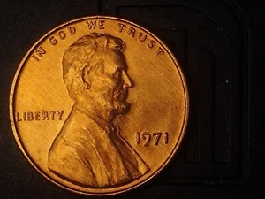 BU MS 1971 Lincoln Cent Error. Doubled Die Obverse FS-101 - Picture 1 of 19
