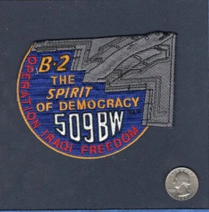 509th BW Operation Iraqi Freedom B-2 SPIRIT USAF Stealth Bomber Geschwader Patch - Bild 1 von 1